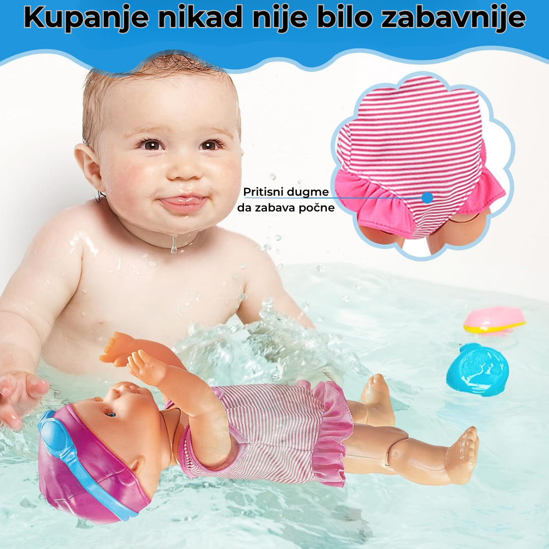 Lutka koja pliva u vodi