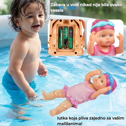 Lutka koja pliva u vodi