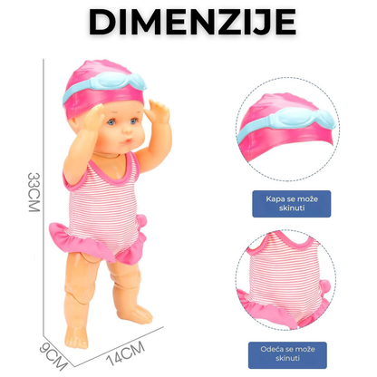 Lutka koja pliva u vodi