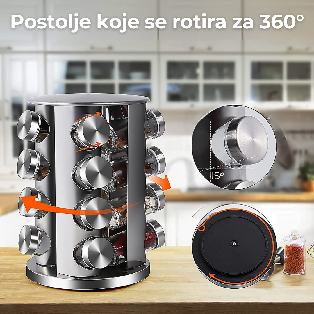 16 u 1 Stalak za Začine