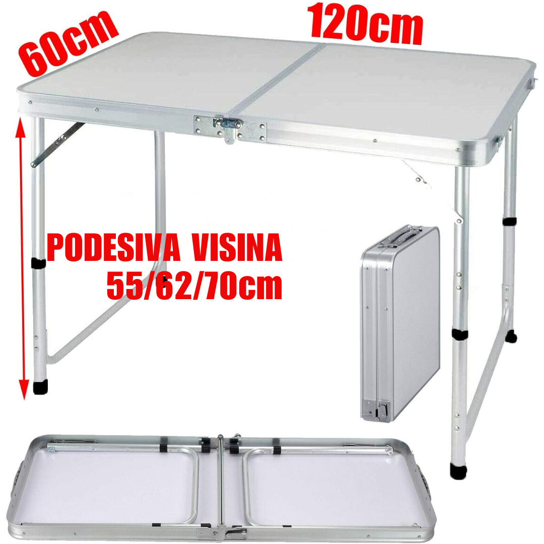 Prenosivi sklopivi sto i stolice