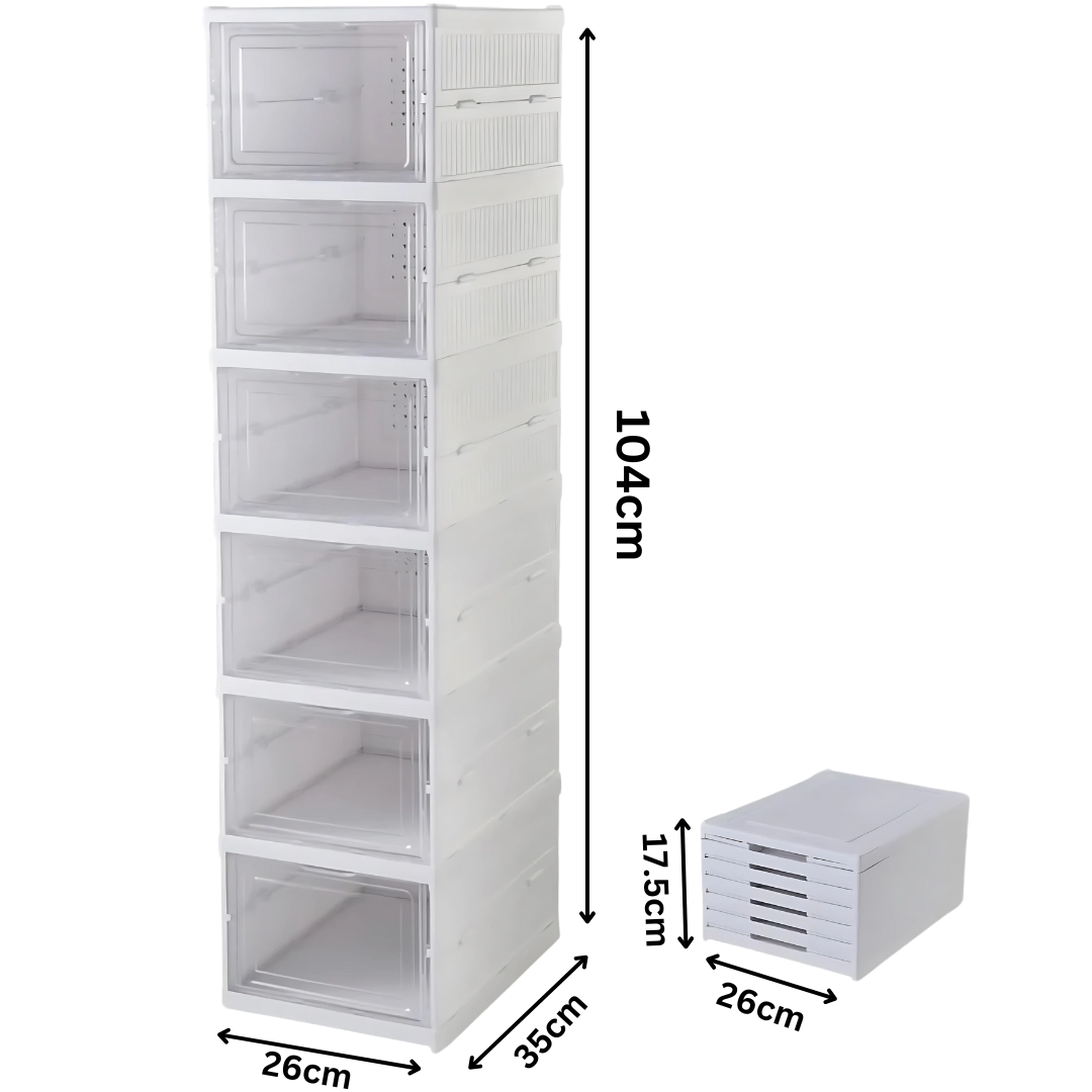 Sklopiva i providna kutija za stvari