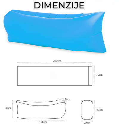 Lazy Bag – Samonaduvavajuća Ležaljka