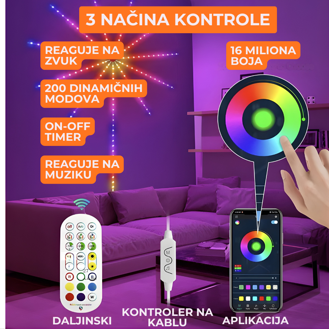 Smart Firework RGB Vatromet