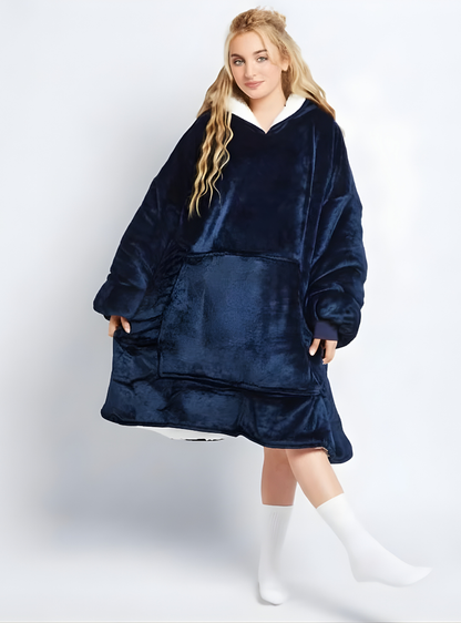 Hoodie Blanket Sa 2 Lica